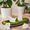 24 PCS Mini Bunnies Easter Decor - Mini Resin Animals Rabbits, Miniature Figurines Tiny Animals to Hide, for Easter Egg Filler Stuffers DIY Crafts Fairy Gardens Table Decor (White)